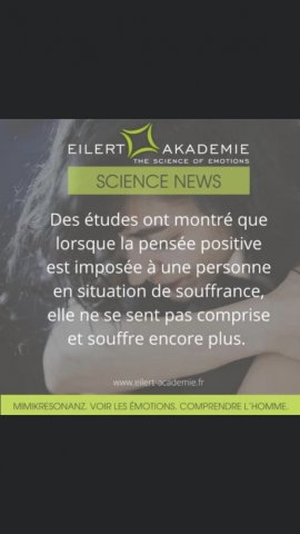 Etudes sur la pensée positive,